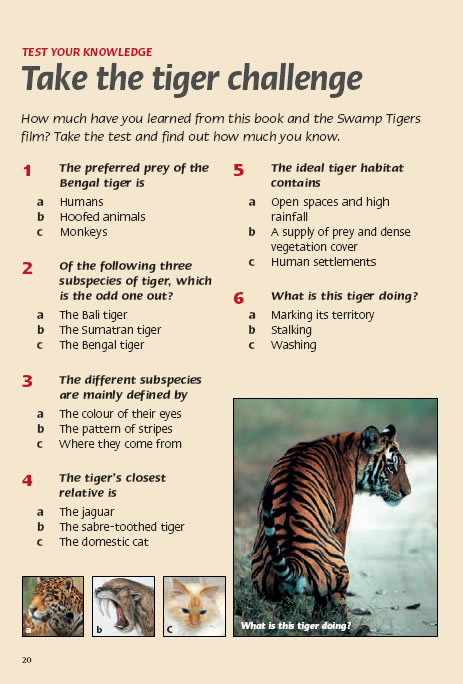 Tiger knowledge
